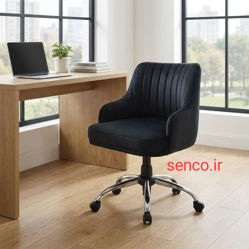 صندلی میکاپ سلین برند ثنکو ۲۳۶۷ صندلی میکاپ سلین جکدار کروم